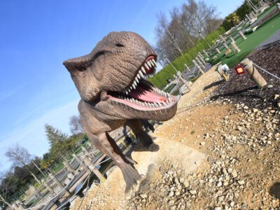 dinosaur with open mouth