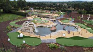 mini golf view