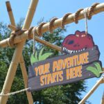 Welcome to wolverhampton adventure golf sign