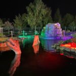 Night time adventure golf