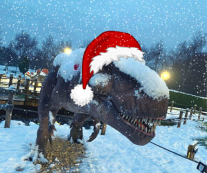 Festive dino