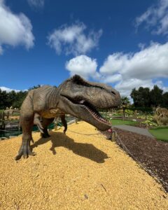 T rex at wolverhampton adventure golf