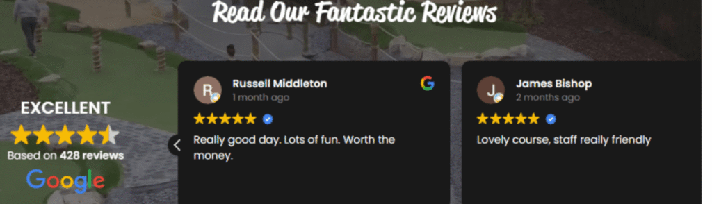 reviews slider